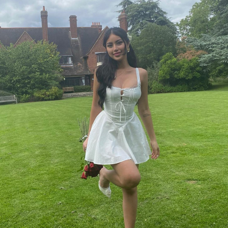 Elegant Holiday Dress, Sexy Yellow A Line Dress with Lace Up, Hollow Out Summer Party Dress for Women