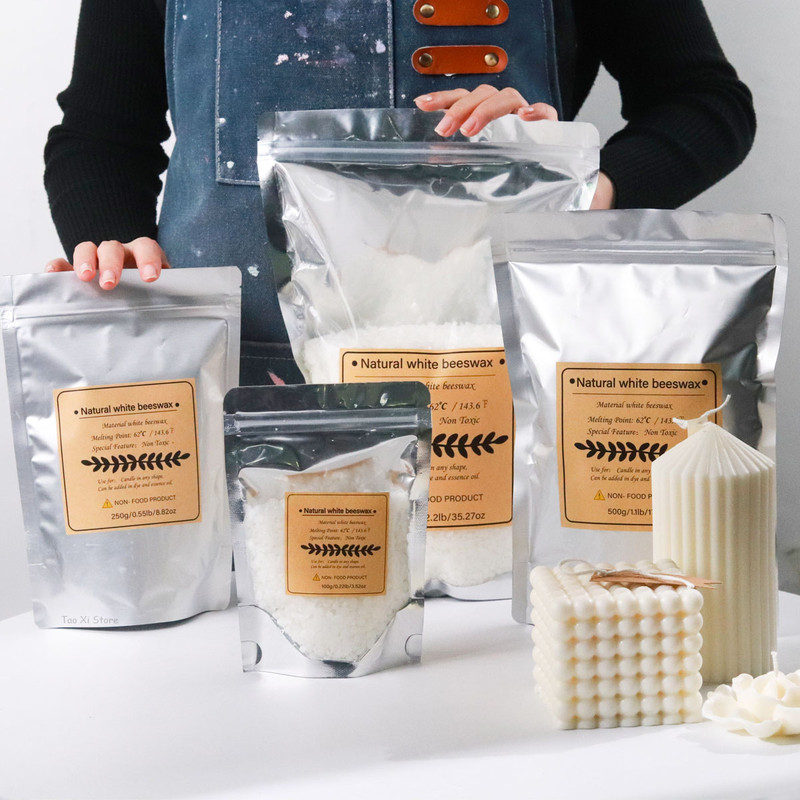 Pure Natural White Beeswax Granules For DIY Scented Candles Lip Balms Lotions And Craft Supplies Ma 3