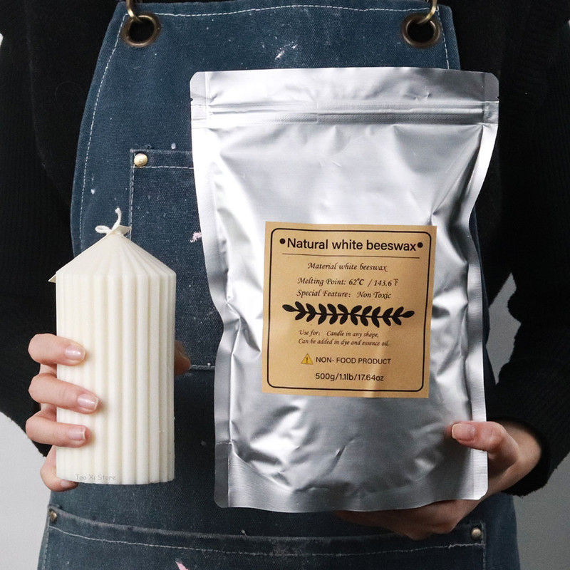 Pure Natural White Beeswax Granules For DIY Scented Candles Lip Balms Lotions And Craft Supplies Ma 4