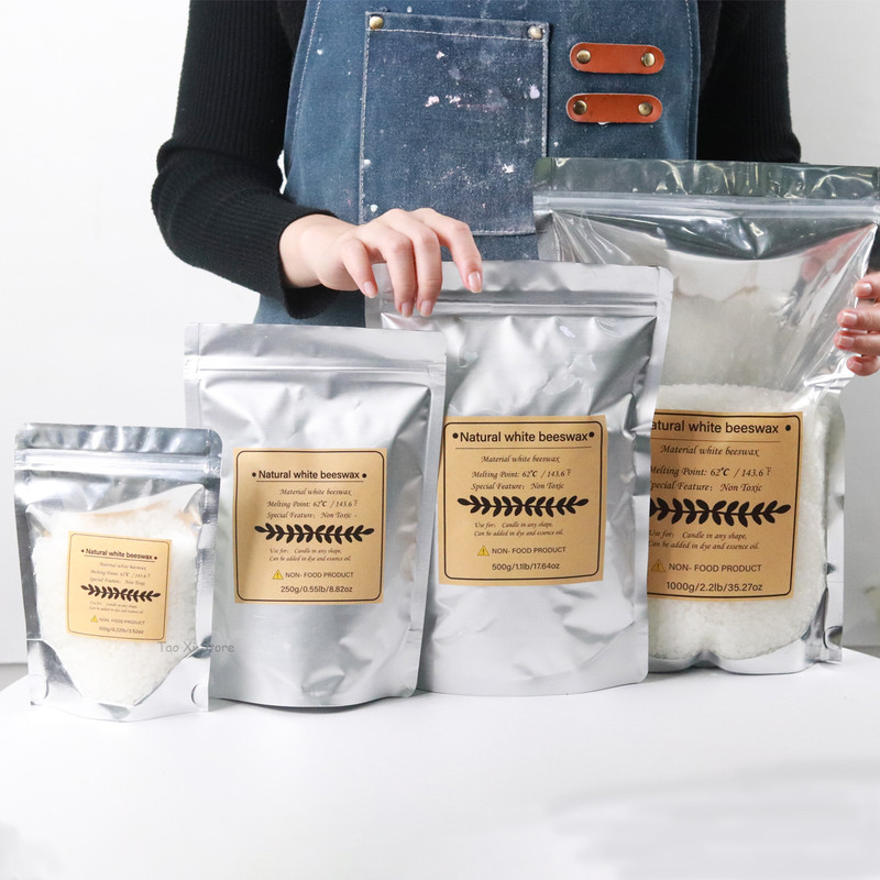 Pure Natural White Beeswax Granules For DIY Scented Candles Lip Balms Lotions And Craft Supplies Ma 5