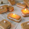 Biscuit Shaped Scented Candle, Aromatic Cookies Candle for Stress Relief, Decorative Table Prop, Perfect Birthday Gift