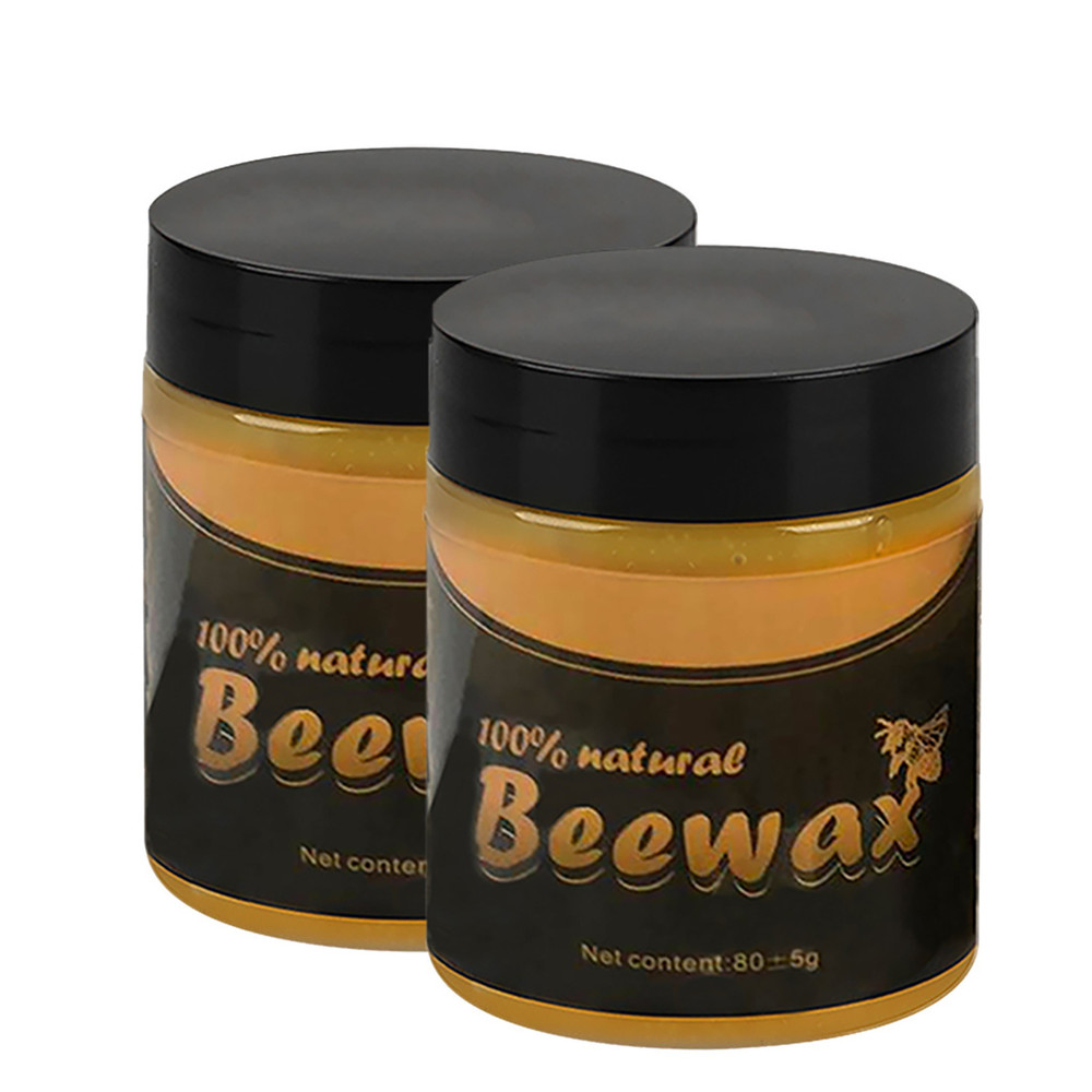 Organic Wood Seasoning Beewax, Natural Furniture Care Maintenance, Pure Wood Cleaning Polished Complete Solution