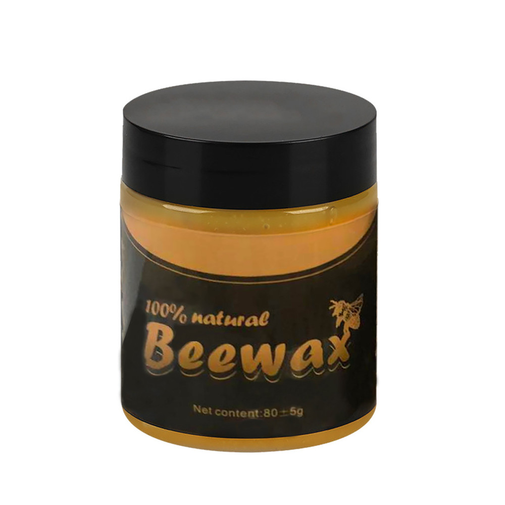 Organic Wood Seasoning Beewax, Natural Furniture Care Maintenance, Pure Wood Cleaning Polished Complete Solution