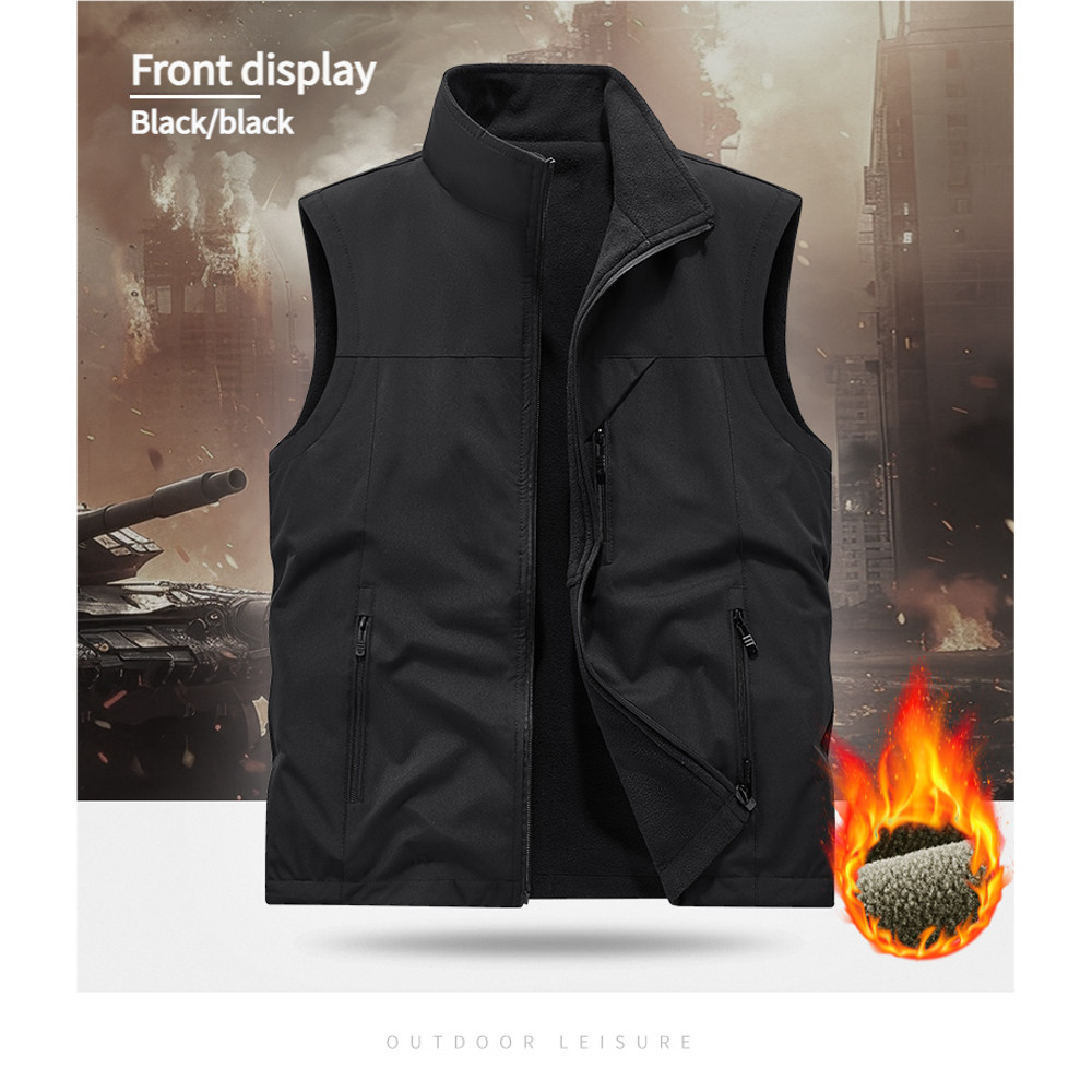 Mens Tactical Hunting Vest 2025 Outdoor Fleece Waistcoat For Hiking Fishing And Military Leisure 0