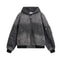 Trendy American Style Jacket for Men, Distressed Functional Coat, Deconstruct Hooded Casual Wear, 2025 Autumn Collection