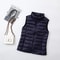 Slim Sleeveless Jacket For Women Ultra Light Down Vest Portable Lightweight Windproof Waistcoat 2