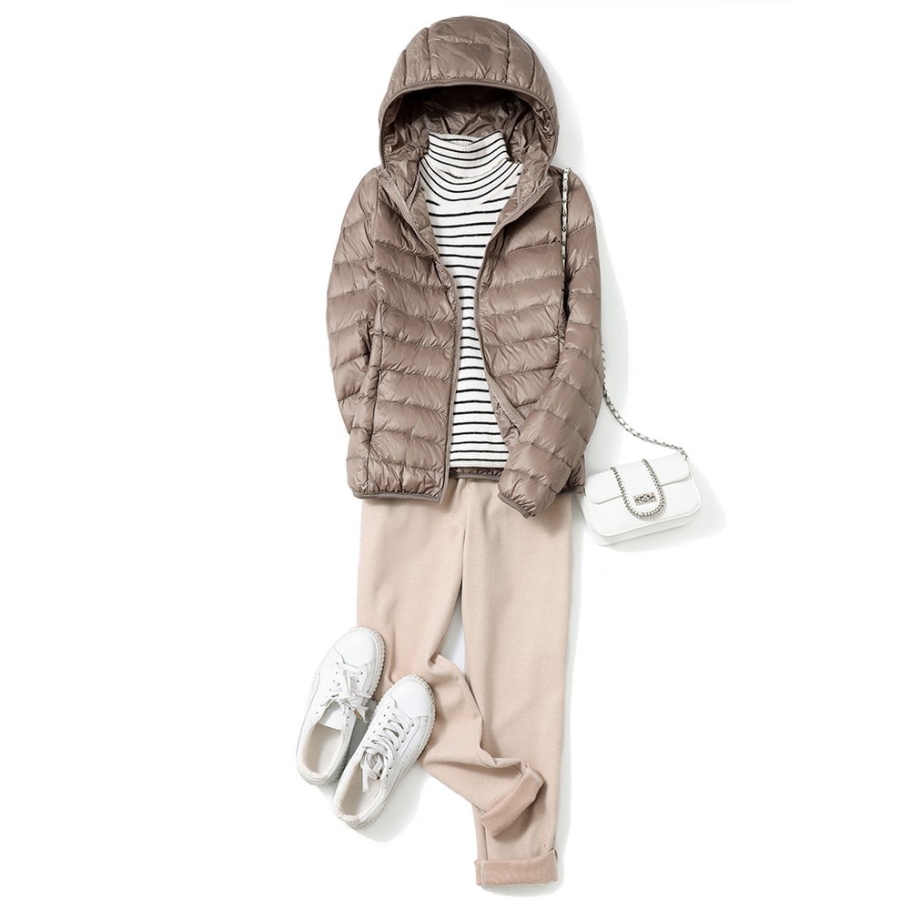 New 2023 Fashion Puffer Jacket Women Ultra Lightweight Hooded Short Coat Wind Resistant And Breatha 5