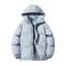 Thickened Down Cotton Padded Jacket, Autumn Winter Coat for Men and Women, Casual Loose Fit Hooded Puffer Jacket