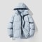 Thickened Down Cotton Padded Jacket, Autumn Winter Coat for Men and Women, Casual Loose Fit Hooded Puffer Jacket