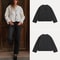 New Arrival, Women's Simple Daily Commute Coat, Waterproof Cotton Jacket, Long Sleeve Round Neck Single