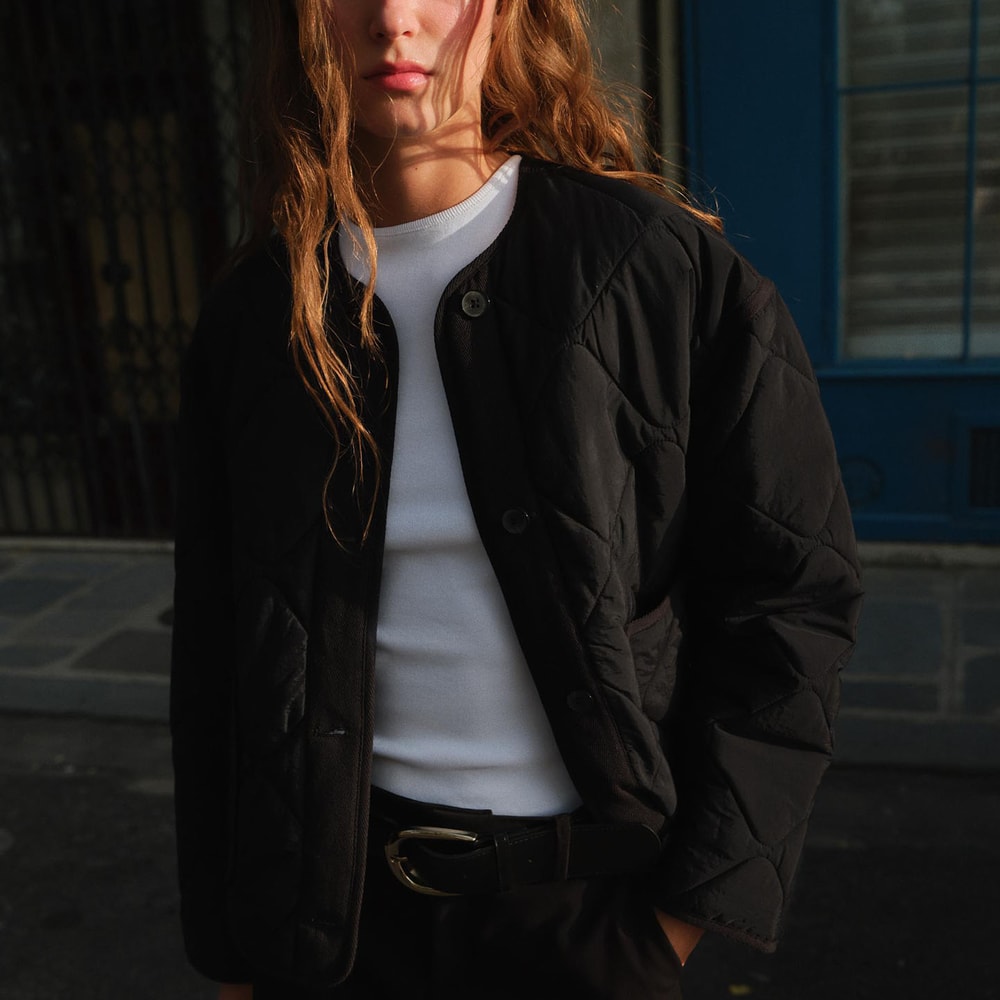 New Arrival, Women's Simple Daily Commute Coat, Waterproof Cotton Jacket, Long Sleeve Round Neck Single