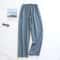 Men's Plaid Pajama Pants, Cotton, Loose-Fitting, Long Trouser for Spring and Summer, Plus Size