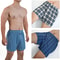 Mens Cotton Pajama Shorts Cotton Elastic Waist Short Pants Breathable Summer Sleepwear Casual Home 5
