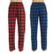 Men's Fleece Pajama Pants, 2 Pack Plaid Sleep Pants, with Pockets, Soft Warm Loungewear