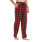 Men's Fleece Pajama Pants, 2 Pack Plaid Sleep Pants, with Pockets, Soft Warm Loungewear