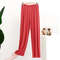 Soft Modal Pajama Pants for Women, Mosquito Proof Sleepwear, Relaxed Fit Thin Homewear, Smooth Draping Long Pants
