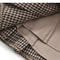 Woolen Pleated Mini Skirt, Low Rise Houndstooth with Belt, Ladies Autumn Winter Outfit