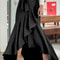 Elegant Fish Tail Skirt, High Waist Design with Lace Decoration, Women's Irregular Hem Fashion