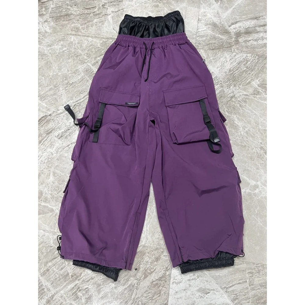Waterproof Thermal Snow Pants Oversized Fit For Men And Women Breathable Ski Pants Winter Snowboard 7
