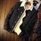 Trendy Jacket For Men, Winter Fleece Lined Thickened Denim, Loose Fit Top