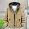 Men's Thin Hooded Jacket, Stylish Sun Protection Outerwear, Comfortable Youthful Casual Wear