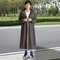 Reusable Adult Long Raincoat Waterproof Windproof Material With Drawstring For Outdoor Travel 0