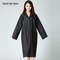 Women's Translucent Rain Poncho, Yellow Waterproof Raincoat, Outdoor Adult Rain Gear, Plastic Suit, Clear Rain Coat