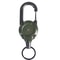 Heavy Duty Retractable Key Chain, with Steel Wire Rope, Carabiner Buckle, and Key Holder, for Outdoor and Multiple Tool