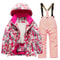 Professional Childrens Ski Suit Set, For Boys And Girls, Warm Parent Child Style For Small Children