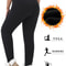 Plus Size Fleece Lined Leggings, Super Soft Thermal Warm Pants for Women, Cold Winter Running, Workout, and Yoga
