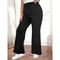New Womens Plus Size Pants Casual Fashion Drawstring Versatile Solid Color Commuter Pants For Sprin 2