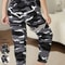 Plus Size Leggings, High Stretch Camouflage Print, Cropped Sports Pants, Women's Athletic Wear, Casual Tight Fit