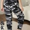 Plus Size Leggings, High Stretch Camouflage Print, Cropped Sports Pants, Women's Athletic Wear, Casual Tight Fit