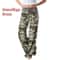 Women's Loose Fit Lounge Pants, Stretch Yoga Pants, Casual Wide Leg Printing Pajama Pants with Drawstring