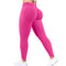 Seamless Yoga Pants for Women, Solid Color, High Waist Tummy Control, Sexy Hip Lifting Tight Sports Pants for Fitness