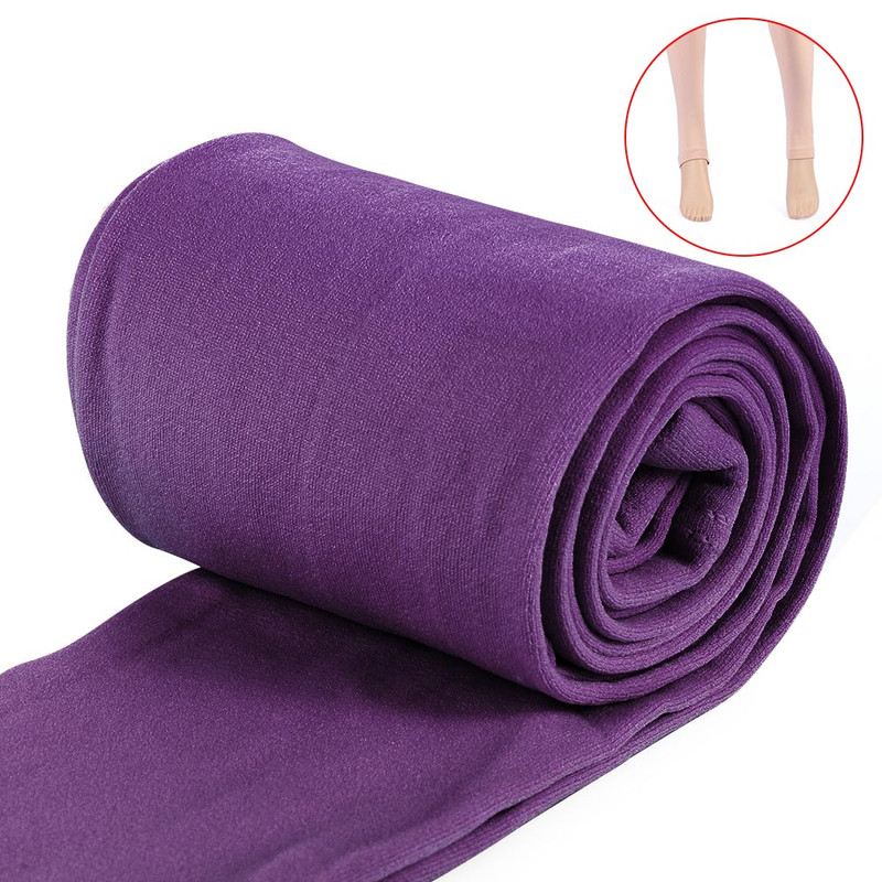 Women's Winter Thermal Leggings, Fluff Lined, Warm Thick Pantyhose, Stretch Slim Pants
