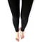 Soft Stretchy Black Thermal Leggings For Women Microfiber Full Length Leggings 3