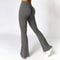 High Waist Flare Leggings, Women's Gym Fiess Sports Flared Pant, V-Shaped Hip Yoga Pants, Dance Trousers