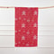 Turkish Bath Towel, Cherry Bow Beach Towel, Quick Drying, Fringed, for Sauna and Children