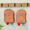 Quick Dry Kitchen Hand Towel, Cute Cartoon Hanging Towel, Three Layer Thickened Coral Flannel Wipe