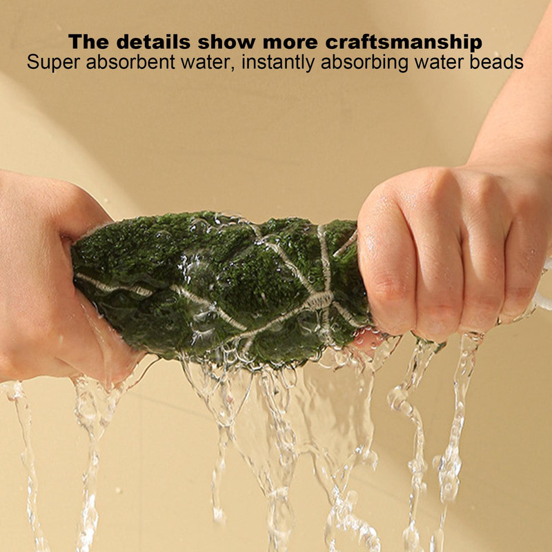 Leaf Print Hand Towels Highly Absorbent Hanging Towel For Kitchen And Bathroom Plant Pattern Cleani 2