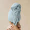 Ultra Soft Hair Towel Wrap, Large Microfiber Hair Towel with Elastic Loop, for Curly, Long and Short Hair