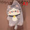 Creative Design Cartoon Hand Towel, Quick Drying and Multi Functional, Double Layer Thick Towel with Simple Pattern