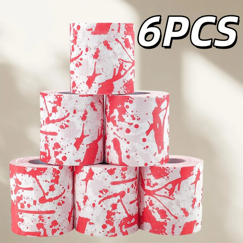New Packaging, Halloween Decorative Tissue, Themed Paper Towels, Organic Bathroom Tissue, Blood Design