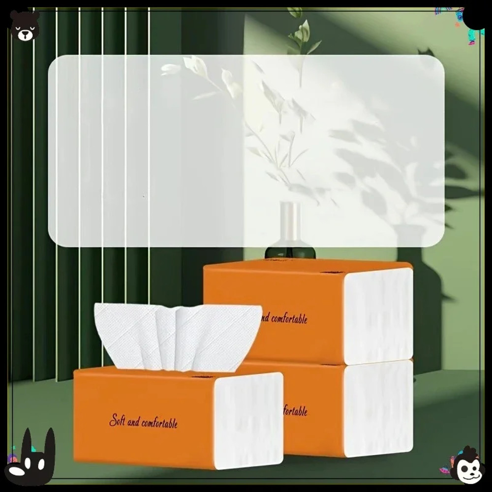 Household Toilet Paper, Large-sized Tissues, and Car Paper Towels, A Whole Box Value Pack