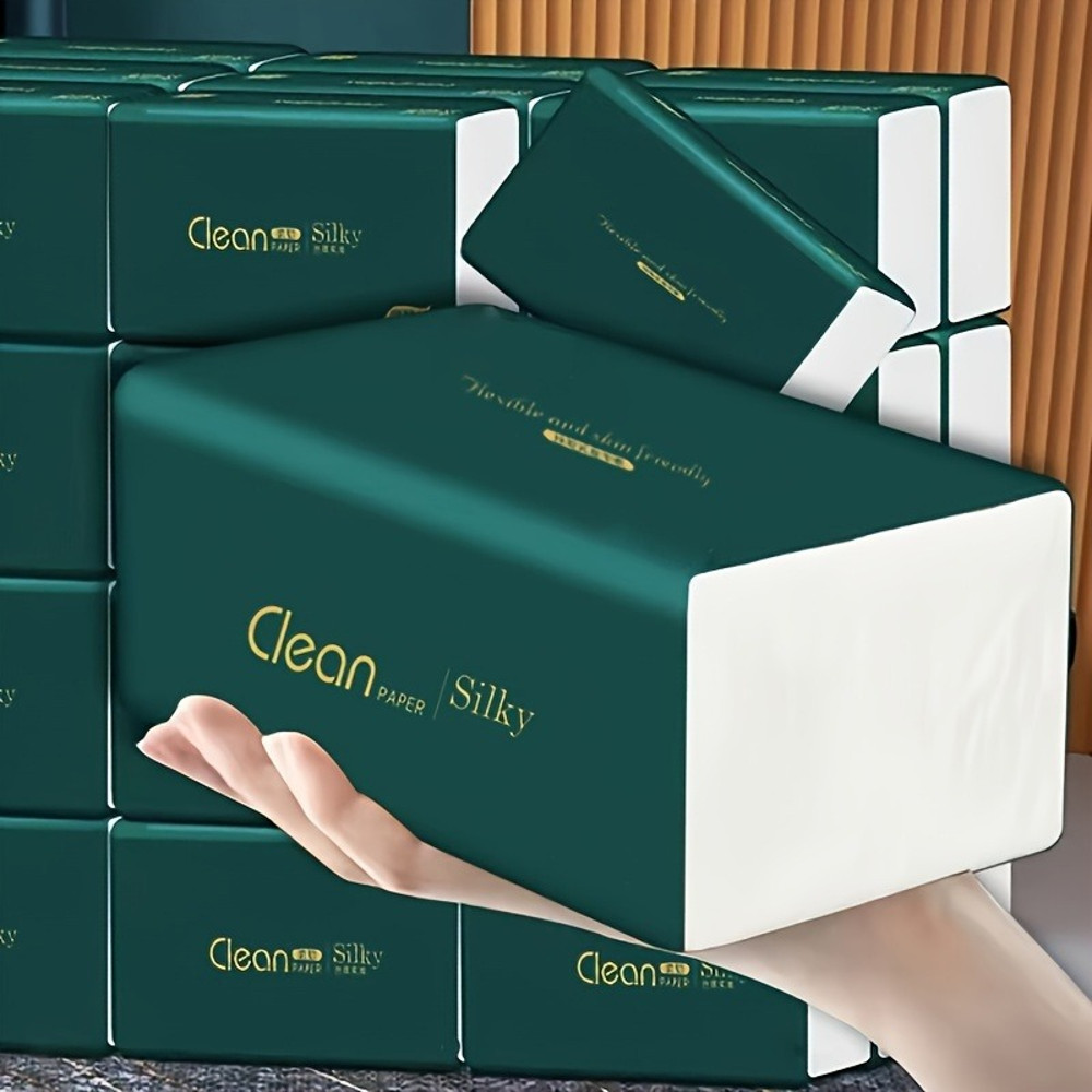 Premium 5 Layer Paper Towels, Super Soft and Highly Absorbent, with Portable Carrying Case for Home, Office, and Outdoor