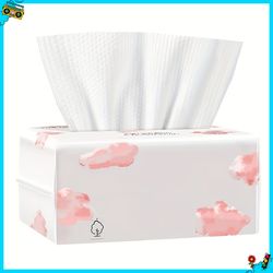 thicker cotton disposable face towels, safe and skin friendly, highly water absorbent for facial cleansing, bathroom
