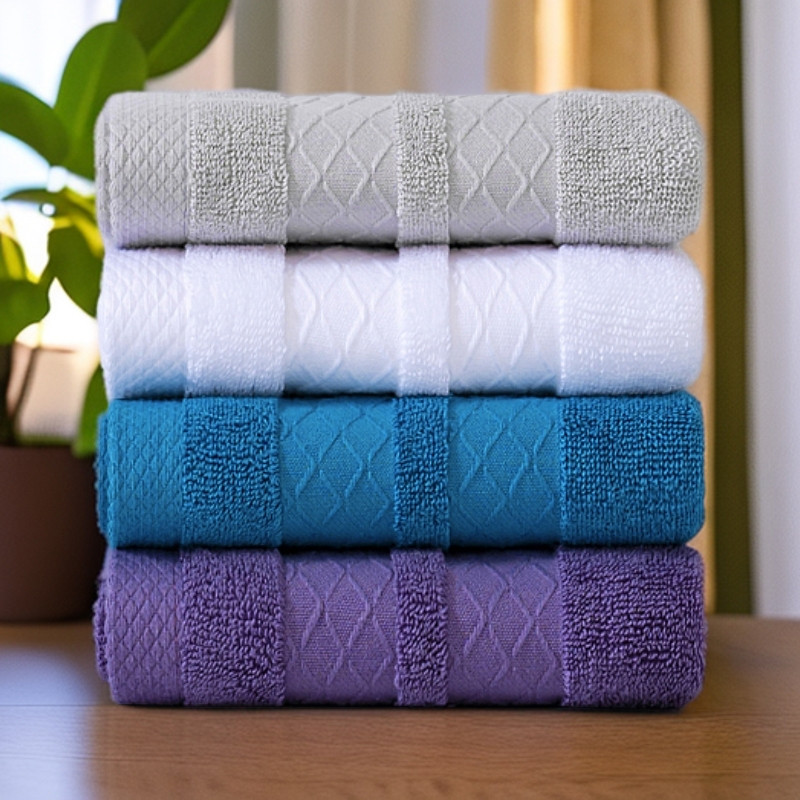 Ultra Soft, Highly Absorbent Bath Towels, Luxury Long Staple Pure Cotton, Large Thick Towels for Home, Bathroom
