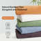 Luxury Bamboo Fiber Towels Set, Bathroom Towels, Thick Absorbent Washcloth and Face Towel for Adults