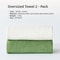 Luxury Bamboo Fiber Towels Set, Bathroom Towels, Thick Absorbent Washcloth and Face Towel for Adults
